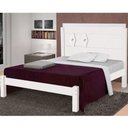 Ver imagem 1 de Cama Casal Extensível Livia 100% Mdf e Estrado 100% Madeira Carmolar Branca