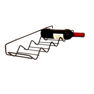 Adega de Fixação Vinhos para Garrafas em Parede Preto