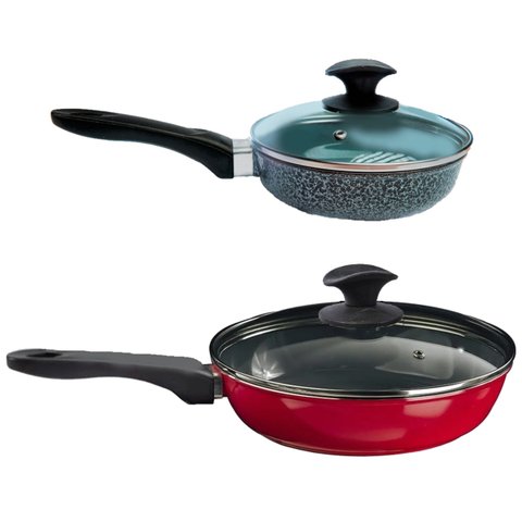 Jogo Frigideiras Antiaderente Cerâmica Javali 16 e 24cm N08