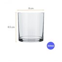 Ver imagem 3 de Jogo 6 Copo Bar Whisky Drink Cerveja Água Dose 320 Ml Barman