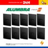 Kit Tomadas e Interruptores Preto Ébano(fosco) Inovapro - Alumbra - 1