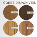 Ver imagem 6 de Lustre Decorativo Madeira Plafon Madeiro Nog 20cm:Pau Ferro