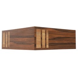 Lustre Decorativo Madeira Plafon Madeiro Nog 20cm:Pau Ferro - 7