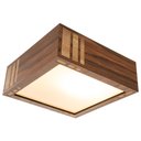 Ver imagem 1 de Lustre Decorativo Madeira Plafon Madeiro Nog 20cm:Pau Ferro