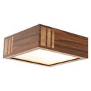 Ver imagem 4 de Lustre Decorativo Madeira Plafon Madeiro Nog 20cm:Pau Ferro