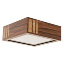 Ver mais imagens de Lustre Decorativo Madeira Plafon Madeiro Nog 20cm:Pau Ferro