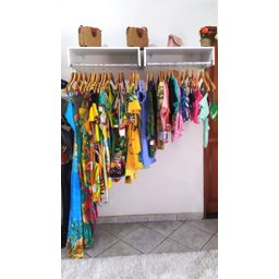 Expositor Colméia Armário Arara Balcão Caixa Loja Roupa 7 Pç - 8