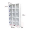 Ver imagem 7 de Expositor Colméia Armário Arara Balcão Caixa Loja Roupa 7 Pç