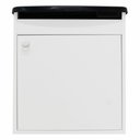Ver imagem 3 de Tanque de Lavanderia 22 Lts + Gabinete Mdf Suspenso + Sifão Cor:pretobranco