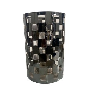 Candiero de Ferro Grafite Bea Decor