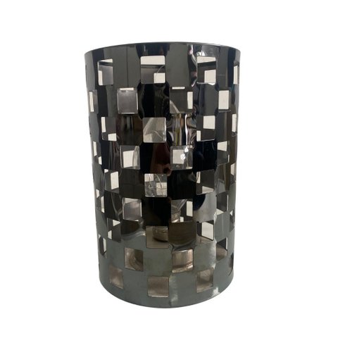 Candiero de Ferro Grafite Bea Decor