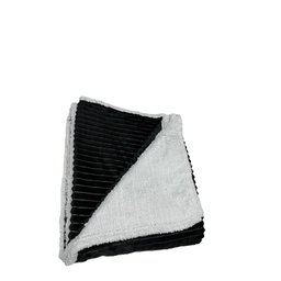 COBERTA MANTA/SHERPA CASAL 2,20X1,80 - COR PRETO - 1