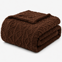 Ver imagem 1 de Manta Soft Casal Jacquard Paquistão 2,00m x 1,80m Marrom