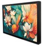 Quadro Decorativo Caixa Floral Primavera  Tacolado Moldura Caixa 3cm Freijó sem Vidro 30 X 40cm - 3