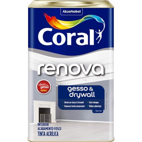 Gesso Direto no Gesso 18 Litros Branco - 5202491 - Coral