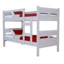 Ver imagem 2 de Beliche Topazio Solteiro Reforçada 100% MDF Vira Duas Camas com Grade de Proteção - Branco