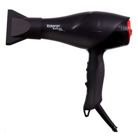 Secador de Cabelo Taiff Black Ion 2000W para Barbearia