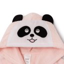 Ver imagem 5 de Roupão Atoalhado com Capuz Algodãozinho Panda Rosa Gg