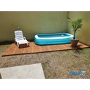 Ver imagem 5 de Deck de Madeira Modular 50x50 Cm com Pintura Neonx:verniz Natural Uv