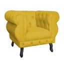 Ver imagem 4 de Kit 2 Poltronas Decorativa Sala Recepção Maya Veludo Mostarda Lm Decor
