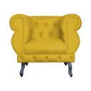 Ver imagem 3 de Kit 2 Poltronas Decorativa Sala Recepção Maya Veludo Mostarda Lm Decor