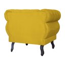 Ver imagem 6 de Kit 2 Poltronas Decorativa Sala Recepção Maya Veludo Mostarda Lm Decor