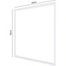 Painel Led Modular Embutir 62x62cm 40w 4000k Black + Decker Luz Amarela Neutra 3200lm Bivolt Branco - 2