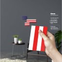 Ver imagem 3 de Eua Minimalista - Quadros ou Placas Modulares com 3 Peças