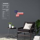 Ver imagem 2 de Eua Minimalista - Quadros ou Placas Modulares com 3 Peças