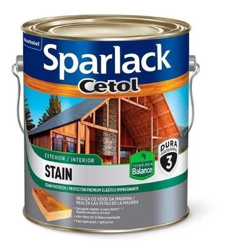 Cetol Sparlack Acetinado Exterior e Interior Imbuía Gl 3,6