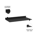 Ver imagem 3 de Tampo para Balcão de Cozinha 100cm Mdp M24 Preto - Mpozenato