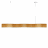 Lustre Madeira Retangular Linear Led Integrado 150cm -snk 02 - 4