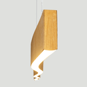 Ver imagem 6 de Lustre Madeira Retangular Linear Led Integrado 150cm -snk 02