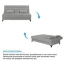 Ver imagem 4 de Sofá Cama Reclinável 3 Lugares 188cm Nassau Yescasa