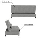 Ver imagem 5 de Sofá Cama Reclinável 3 Lugares 188cm Nassau Yescasa