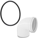 Ver imagem 1 de Joelho 90º Esgoto 100mm Pvc + Anel de Vedação Dn100