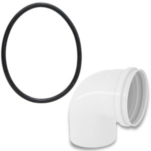 Joelho 90º Esgoto 100mm Pvc + Anel de Vedação Dn100