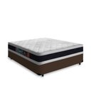 Ver imagem 1 de Cama Box Casal + Colchão De Espuma D45 Castor Black White Double Face 138x188x62cm