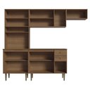Ver mais imagens de Armário de Cozinha Compacta 235cm Rustic Gourmet Madesa 02 Rustic