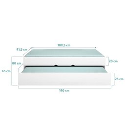 Bicama Solteiro Chiara Branco - Phoenix Baby - 3 Bicama Solteiro Chiara Branco - Phoenix Baby - 3