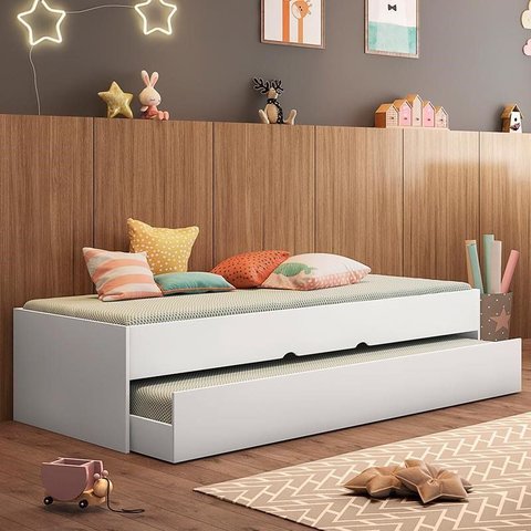 Bicama Solteiro Chiara Branco - Phoenix Baby