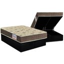 Ver imagem 1 de Cama Box Baú Queen: Colchão Ortopédico Orthoflex D33 / Ep Matera + Base Crc Suede Black(158x198)