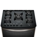 Ver imagem 4 de Fogão Esmaltec Esmeralda 5b Inox Timer Grill Elétrico