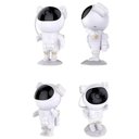 Ver imagem 1 de Projetor Abajur Estrelado Luminária Astronauta USB Luz LED Giratório Múltiplas Cores