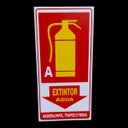 Ver imagem 2 de Placa de Sinalização Extintor Agua a 15x30 Madeira Papel