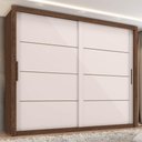 Ver imagem 2 de Guarda Roupa Casal 2 Portas de Correr 6 Gavetas Imperio 272 cm Jacaranda Off White Zanz