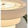 Lustre Luminária Pendente Vivare Pe-4108-br Cúpula em Tecido Ideal para Quarto Sala de Jantar - 2