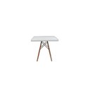 Ver imagem 7 de Kit Mesa Eiffel Branca Quadrada 80Cm + 04 Cadeiras Eiffel