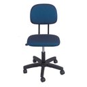 Ver imagem 2 de Cadeira De Escritório Secretária Giratória Azul com regulagem de altura PopMov Secretaria giratoria 