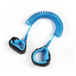 Pulseira Guia Infantil Anti Perda Cordão Segurança Passeio Azul